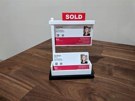 Realtor Business Card Holder .